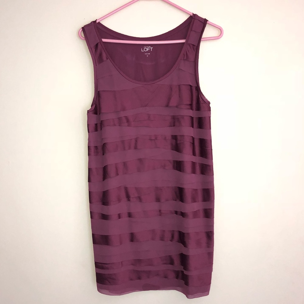 Loft Dressy Tank Top with Frills